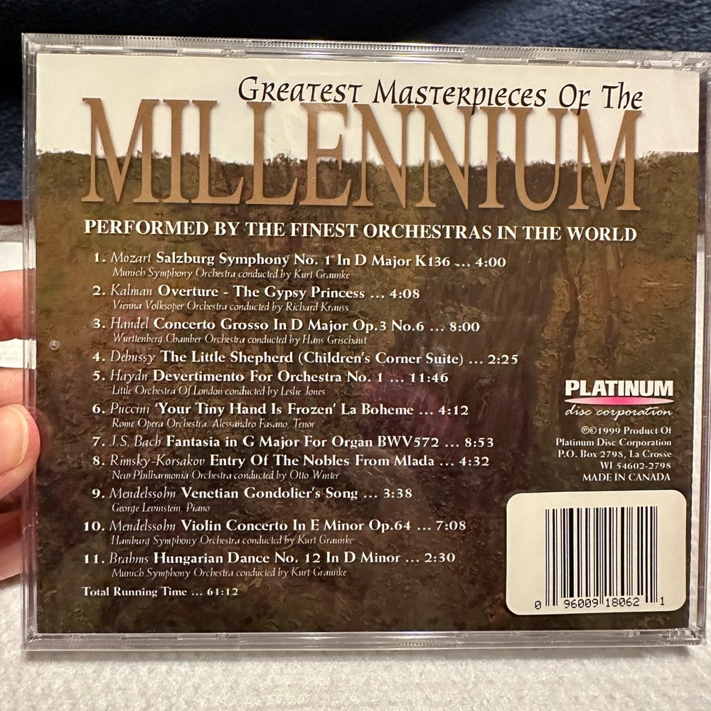 Greatest Masterpieces of the Millennium 10 CD Set. New still in plastic - Picture 7 of 15